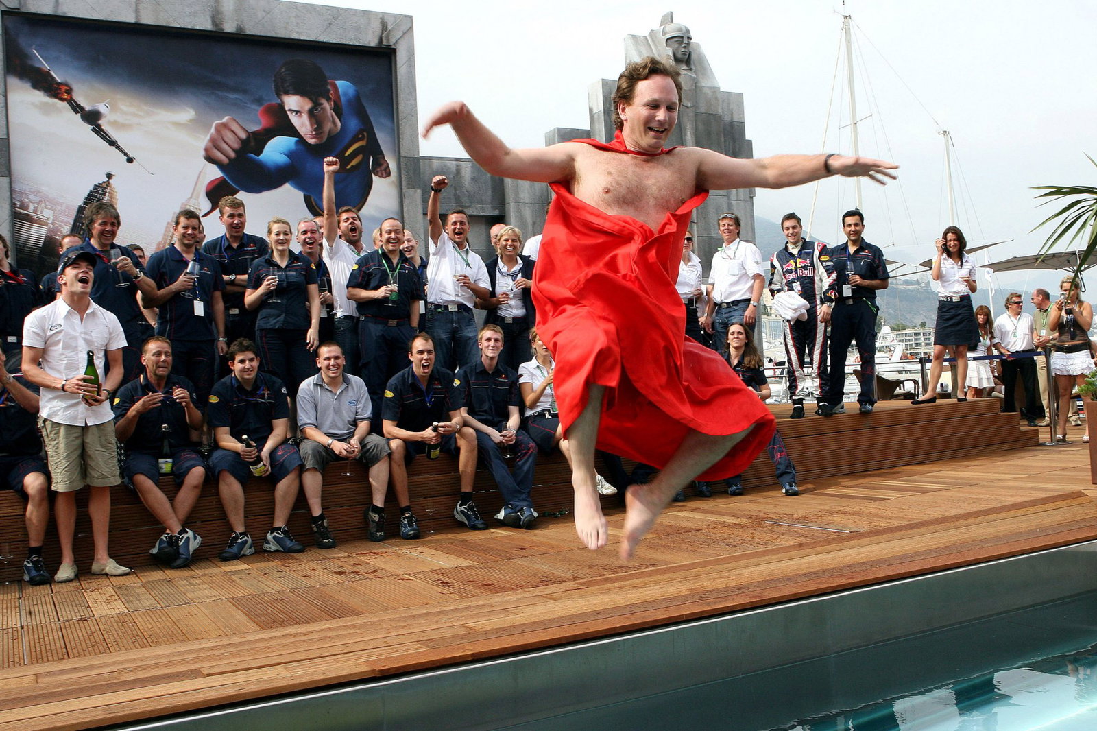 Horner channeled his inner Superman...