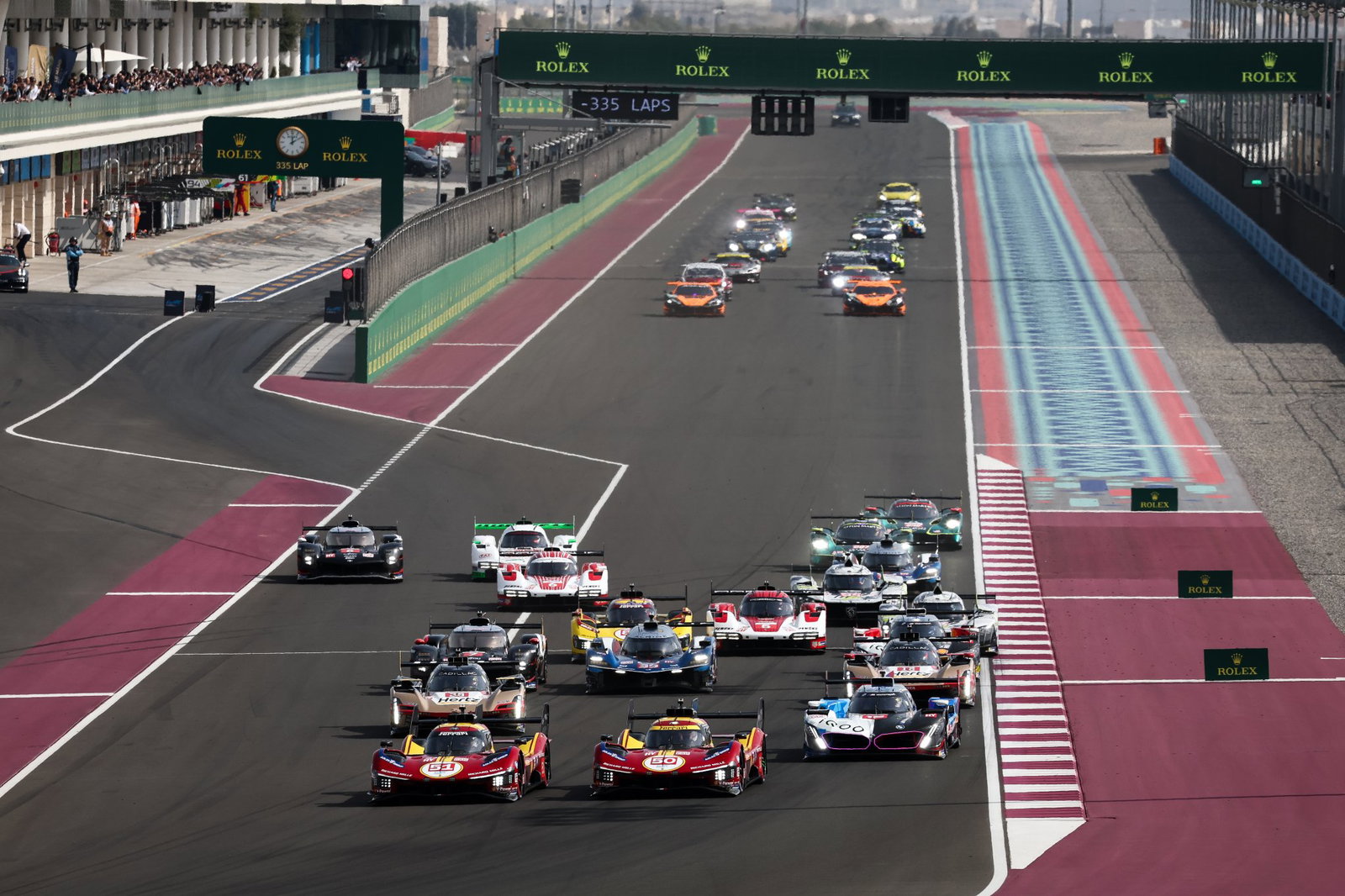 The start of last year's WEC round in Qatar