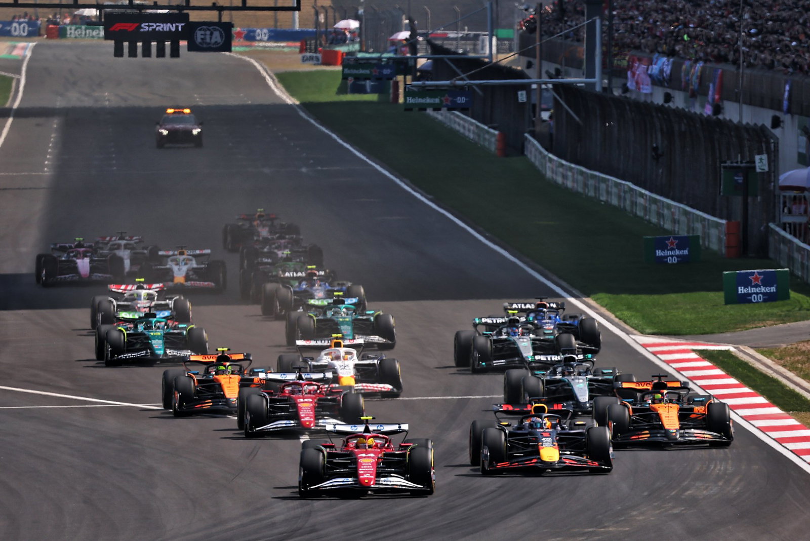 Lewis Hamilton won the sprint last year in China 