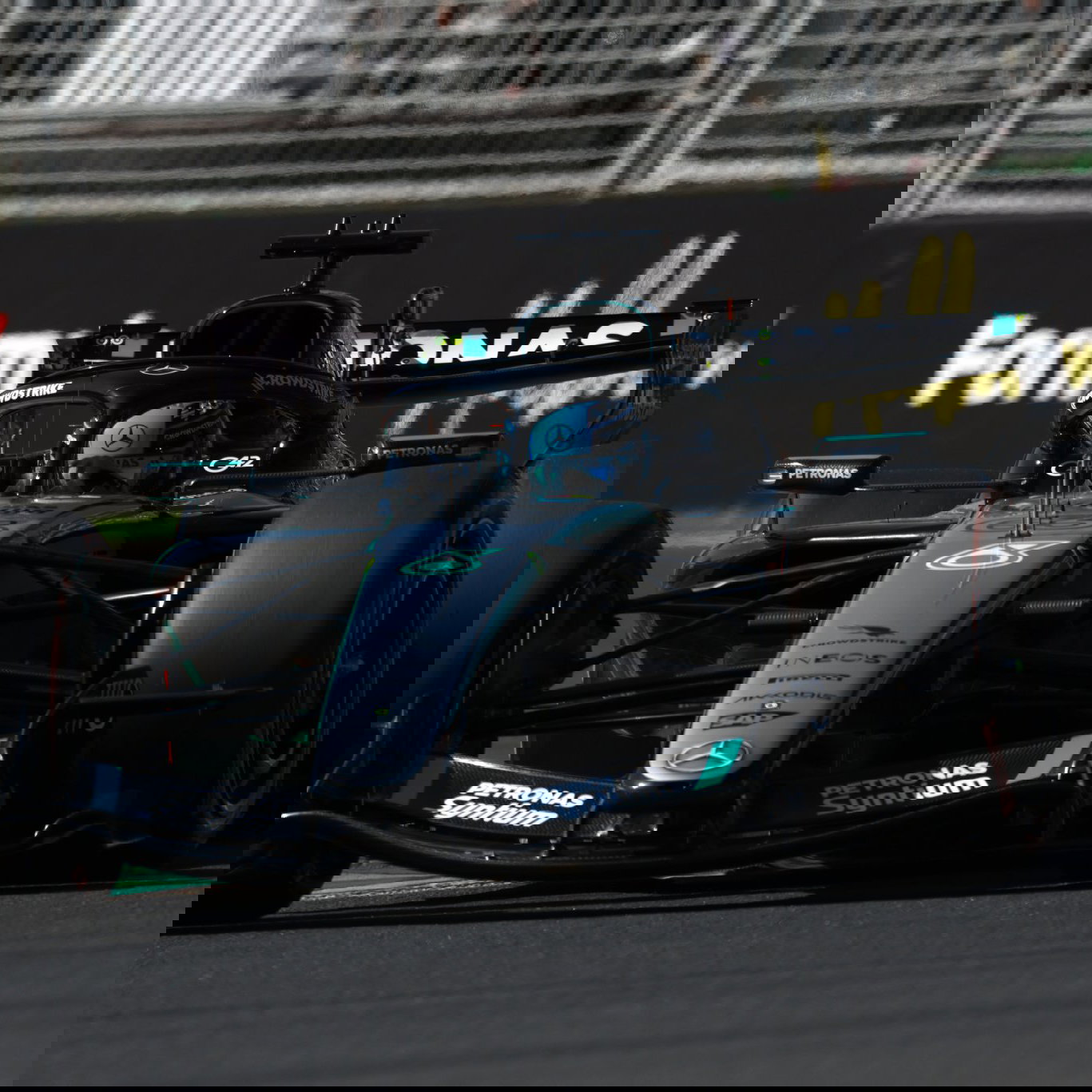 George Russell is the bookies' favourite for the F1 title 