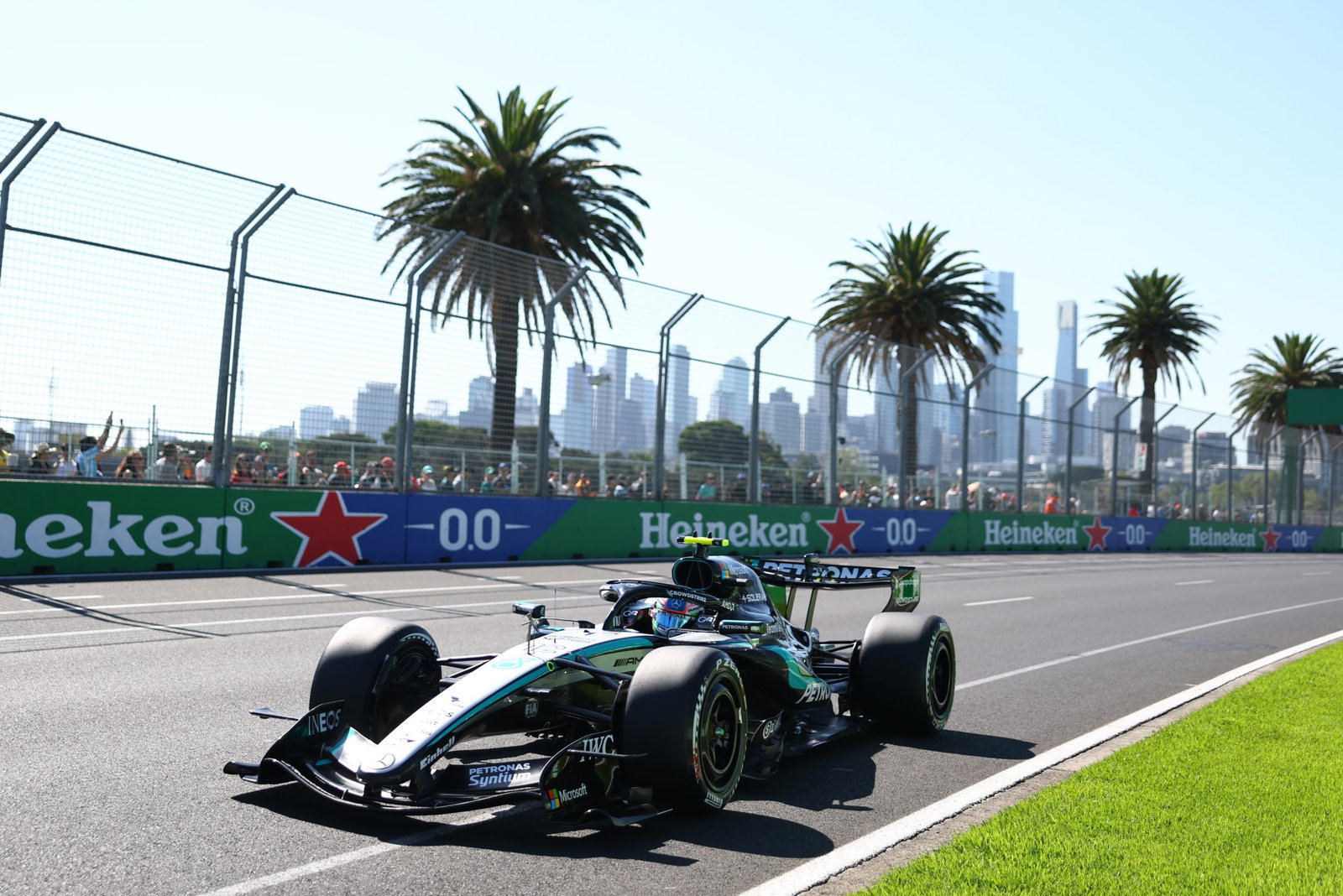 Mercedes exhibited very strong race pace