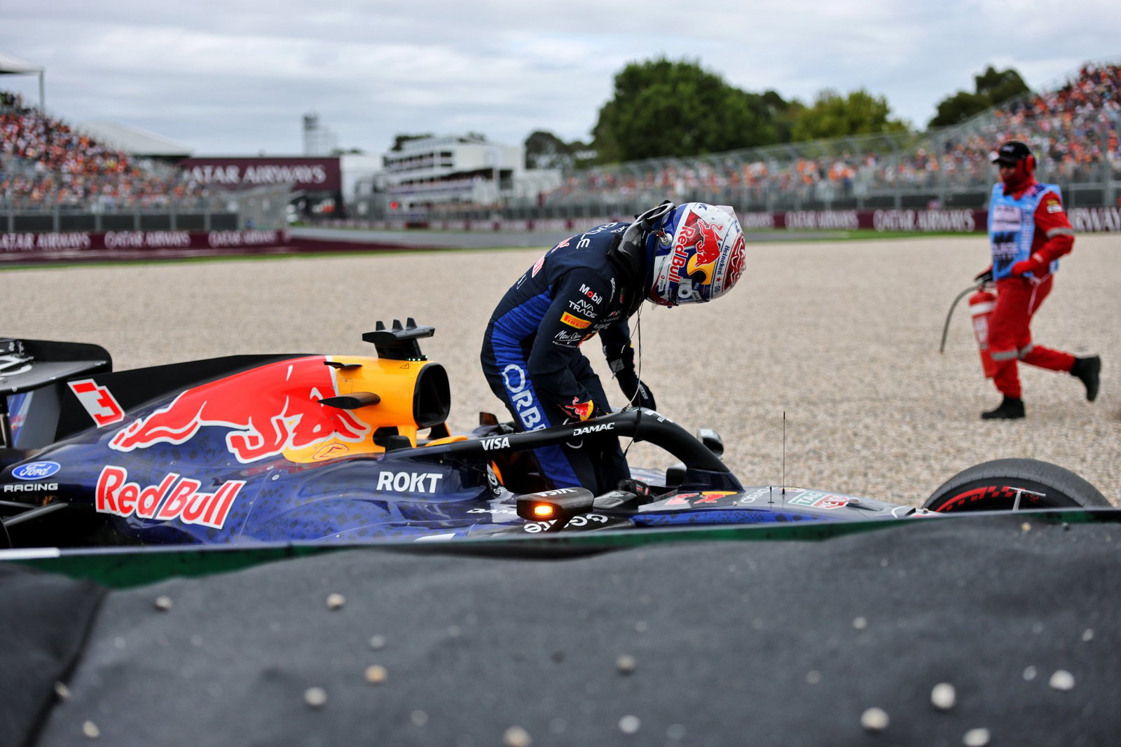 Max Verstappen crashed out of Q1 