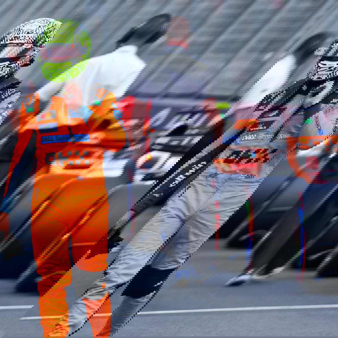 F1 world champion Lando Norris qualified a low-key sixth 