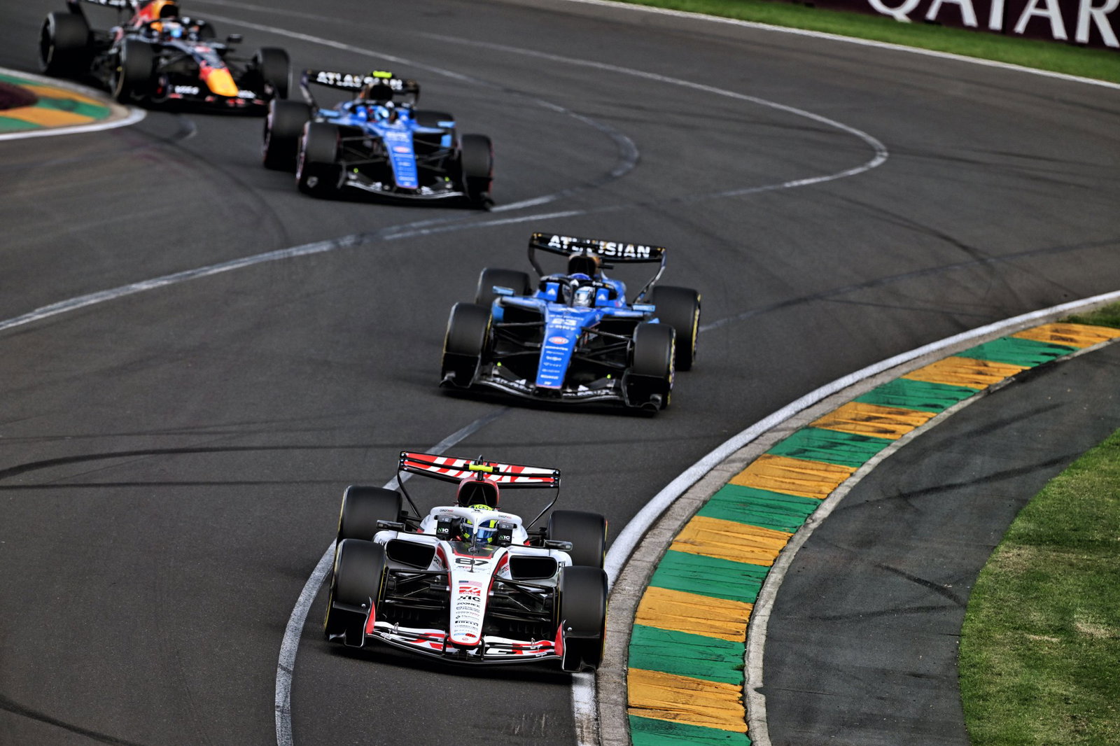 A fine drive from Bearman earned Haas points 