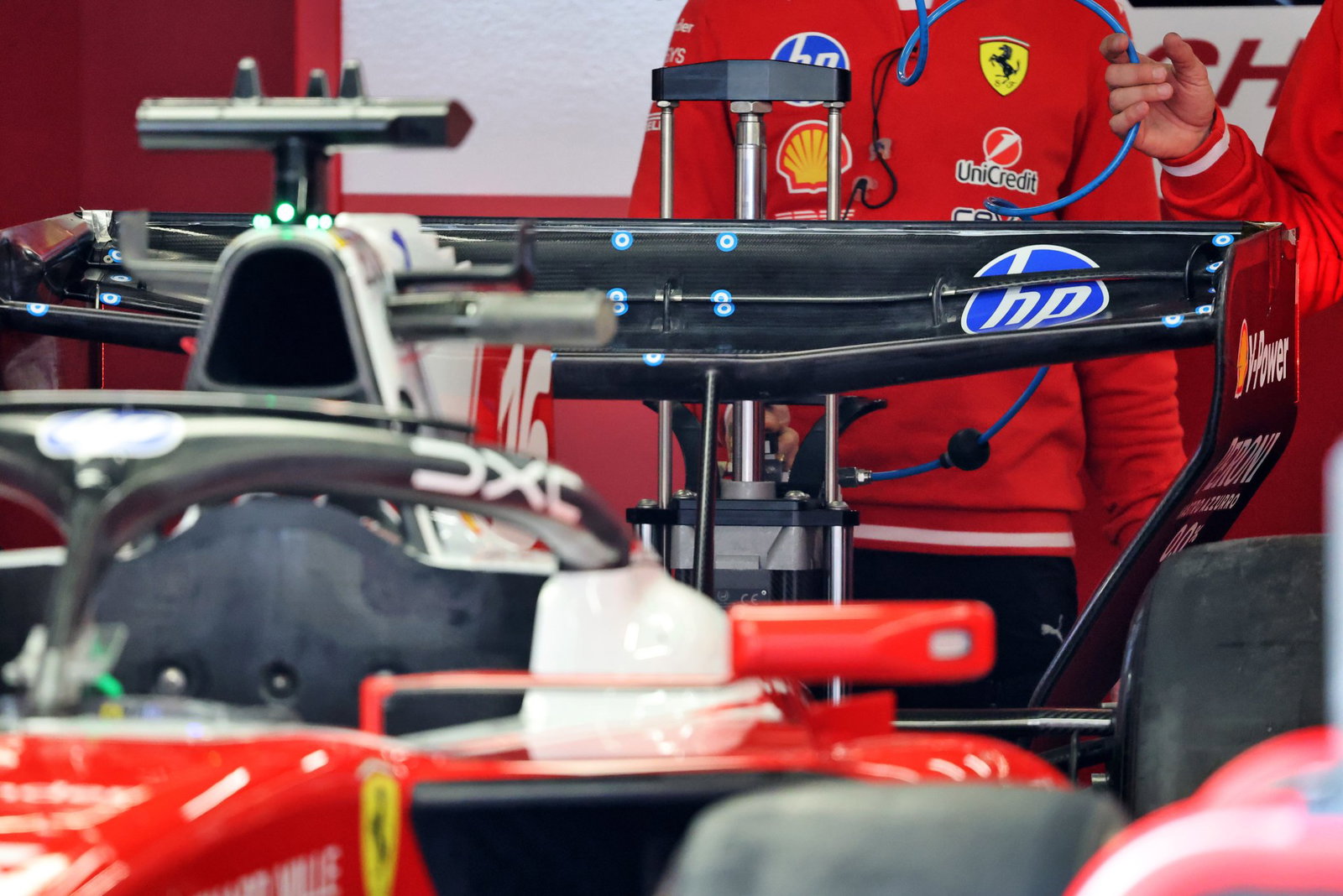 Ferrari's unique 'upside down' rear wing