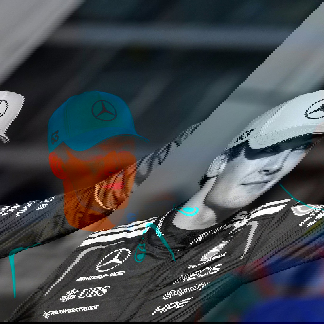 Russell claimed pole position for the sprint race