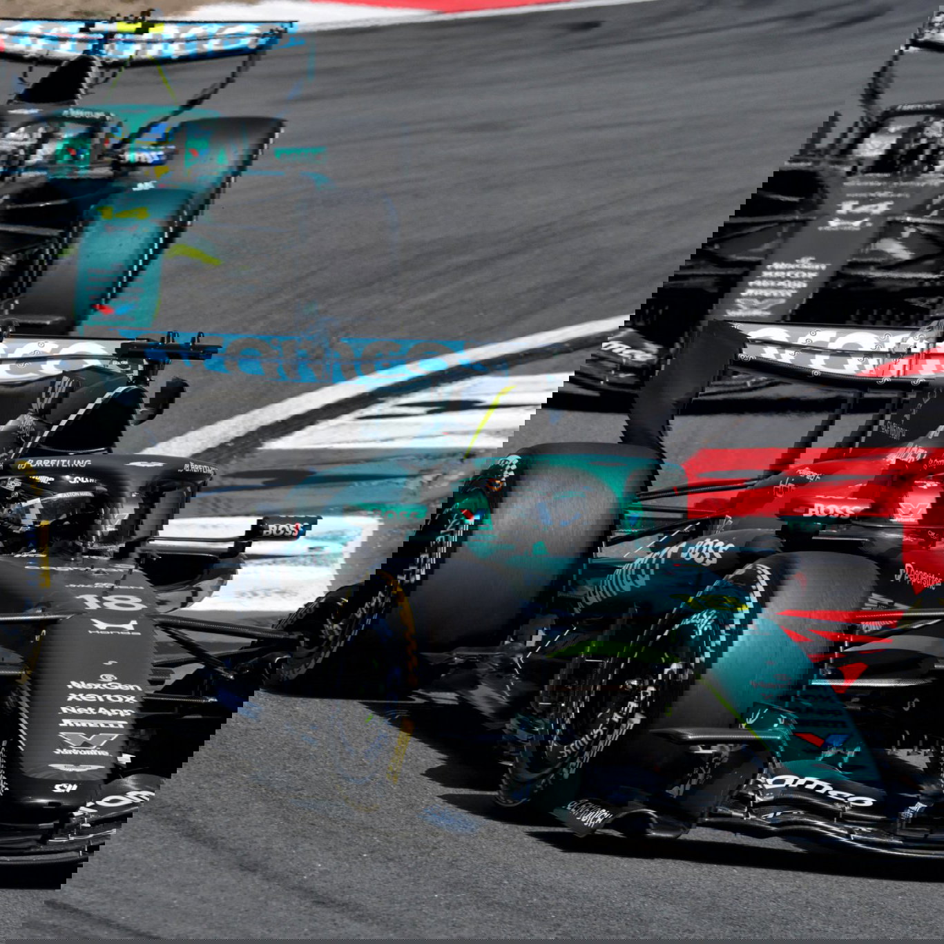 Neither Honda-powered Aston Martin has been able to finish a full Grand Prix