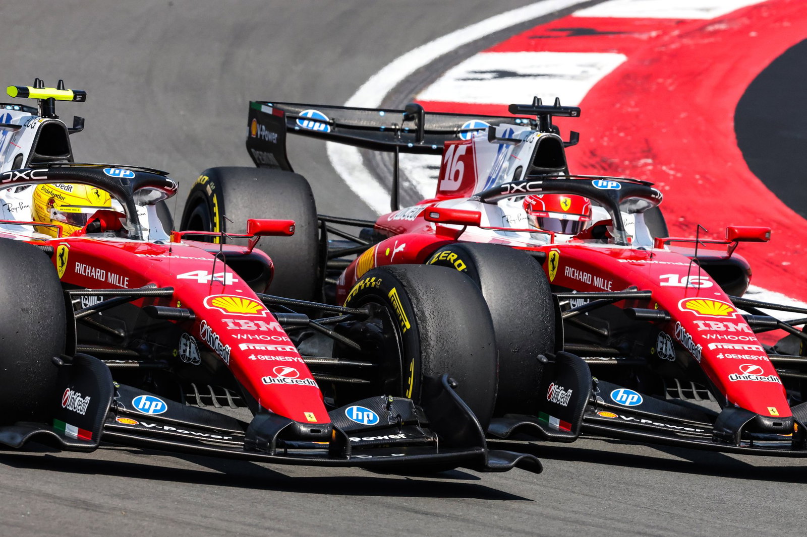 Hamilton and Leclerc raced hard in both the China sprint and grand prix