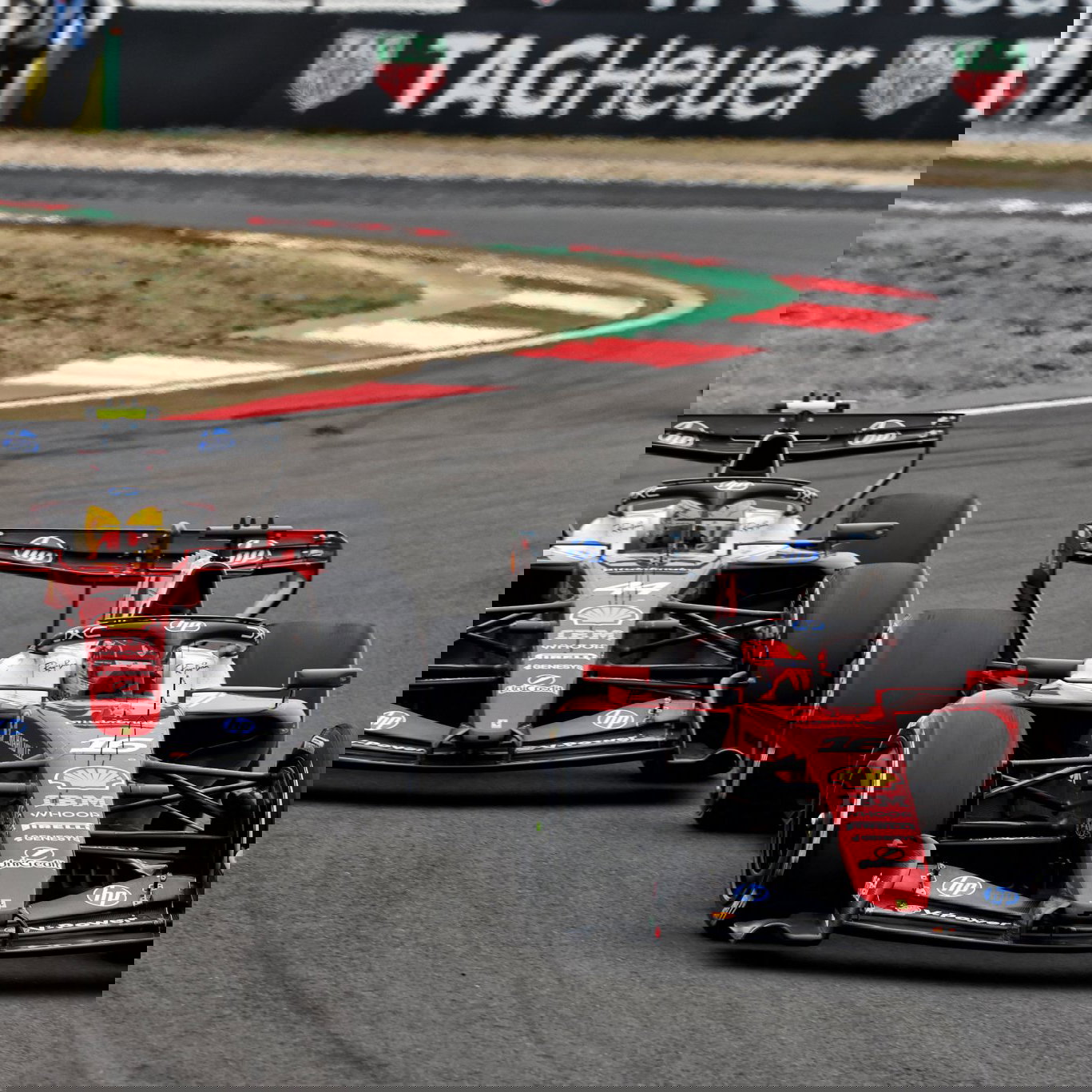 Hamilton and Leclerc battle in China.