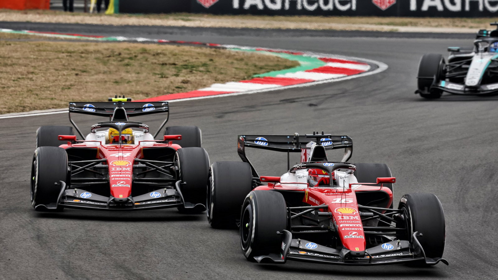 Hamilton and Leclerc battle in China.