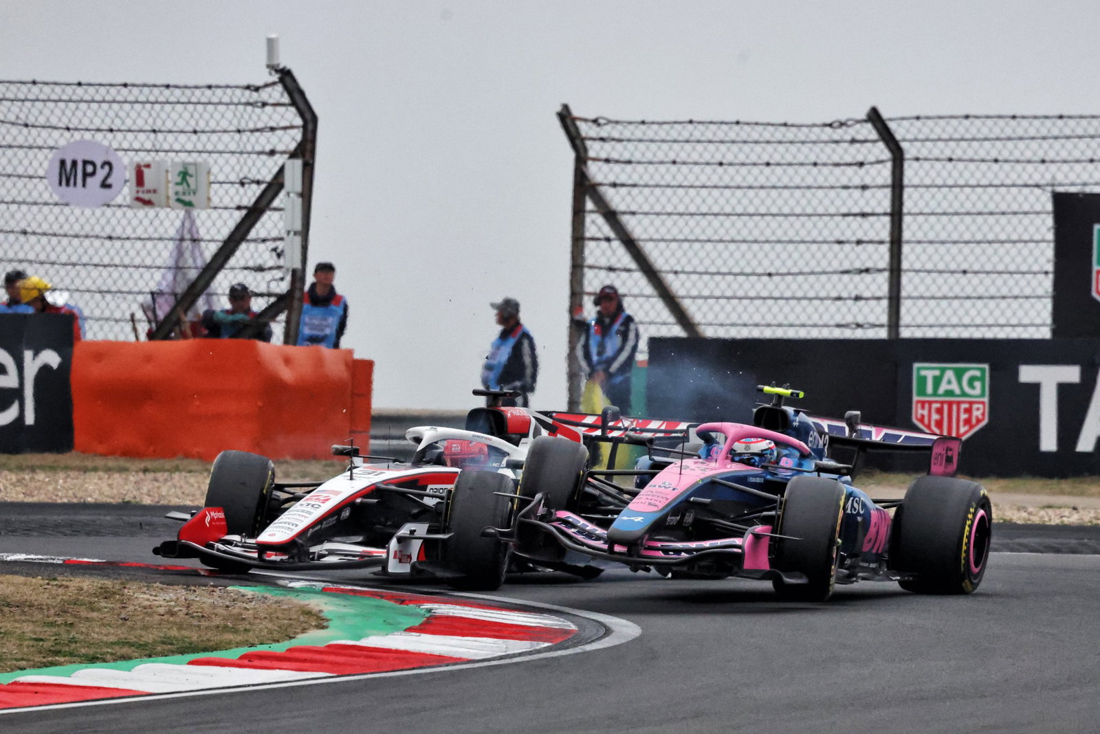 Esteban Ocon, Franco Colapinto, Chinese GP crash