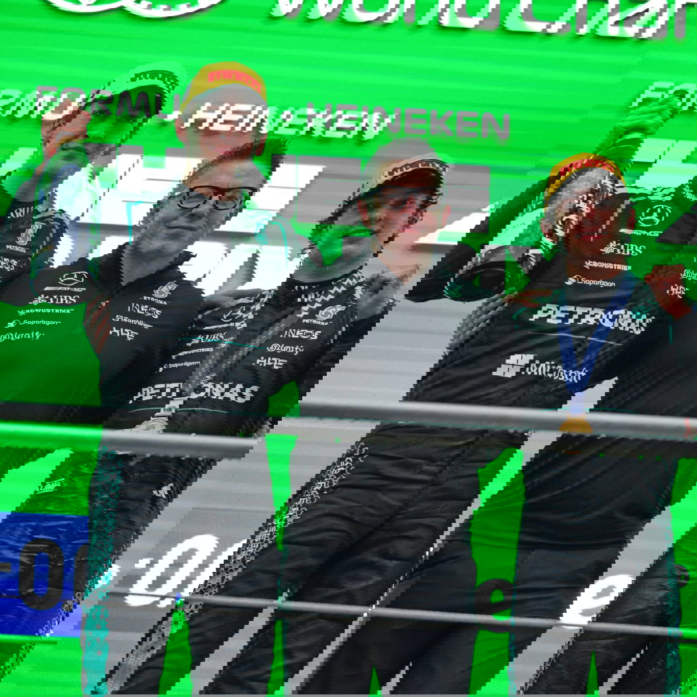 Russell is four points clear of Antonelli in the championship 