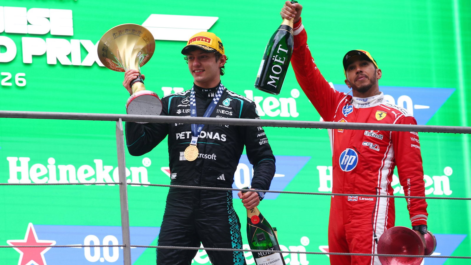 Antonelli, Hamilton, Mercedes, Ferrari, F1, China, 2026