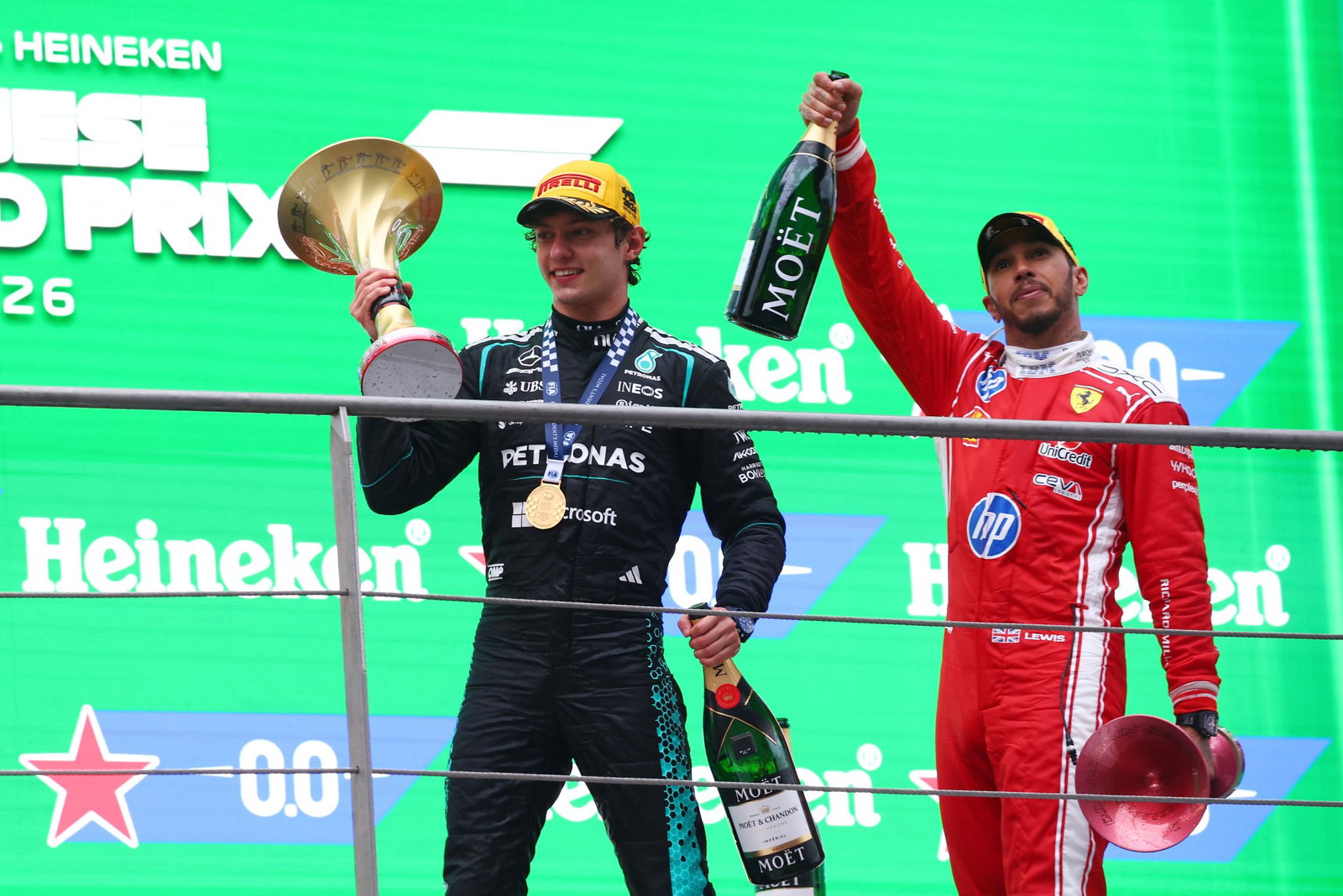 Antonelli, Hamilton, Mercedes, Ferrari, F1, China, 2026