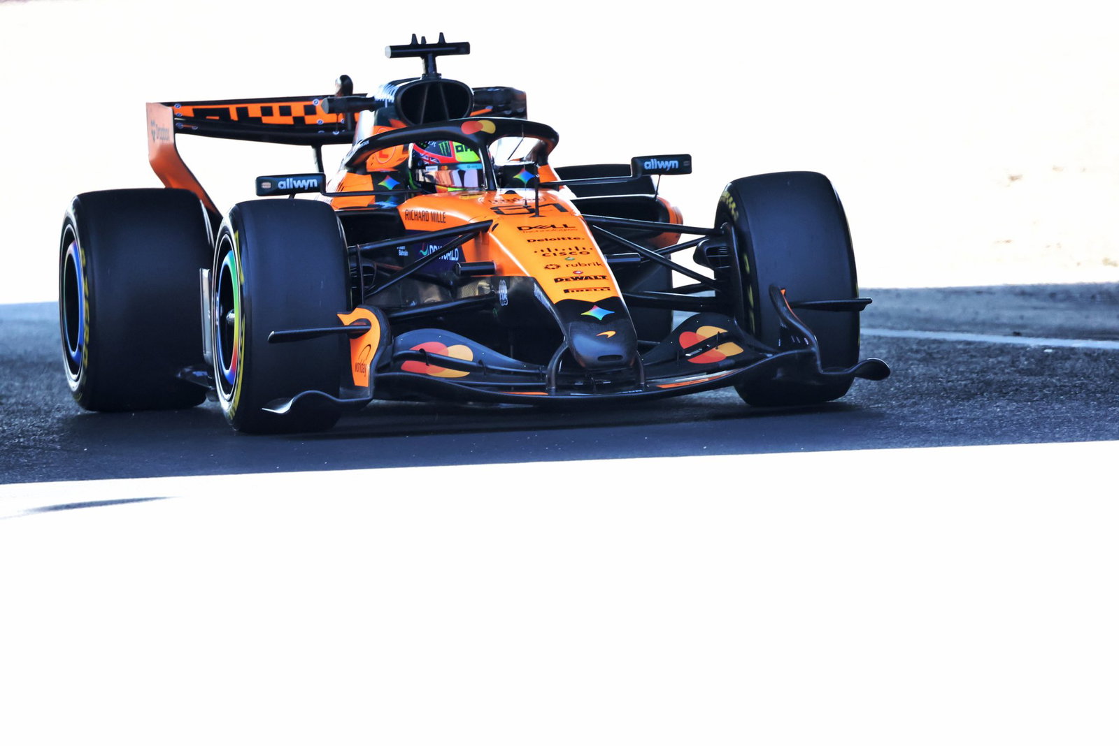 Piastri topped the times in second practice 