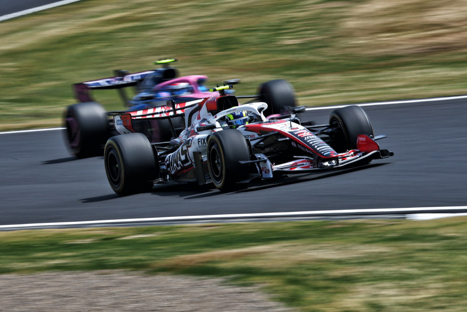 Bearman escaped serious injury in the huge smash 