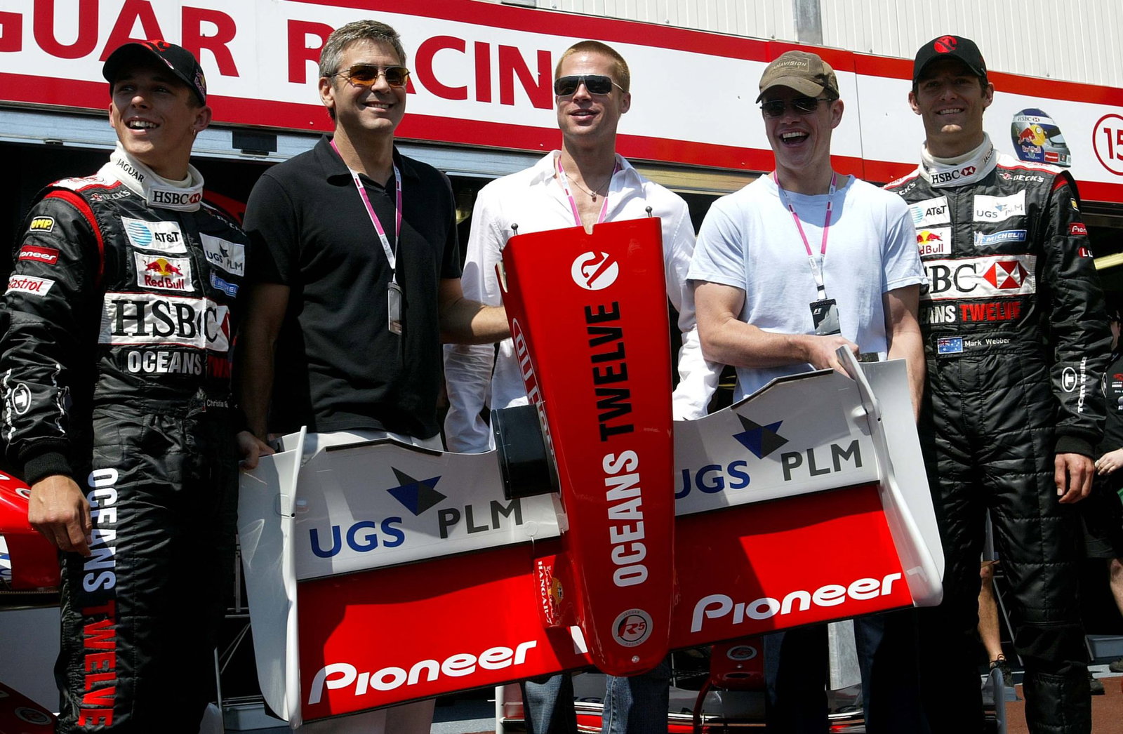 Diamonds went missing after Klien crashed his Ocean's Twelve-branded Jaguar