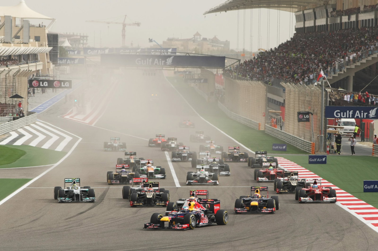 The 2012 and 2013 Bahrain grands prix were held despite protests 