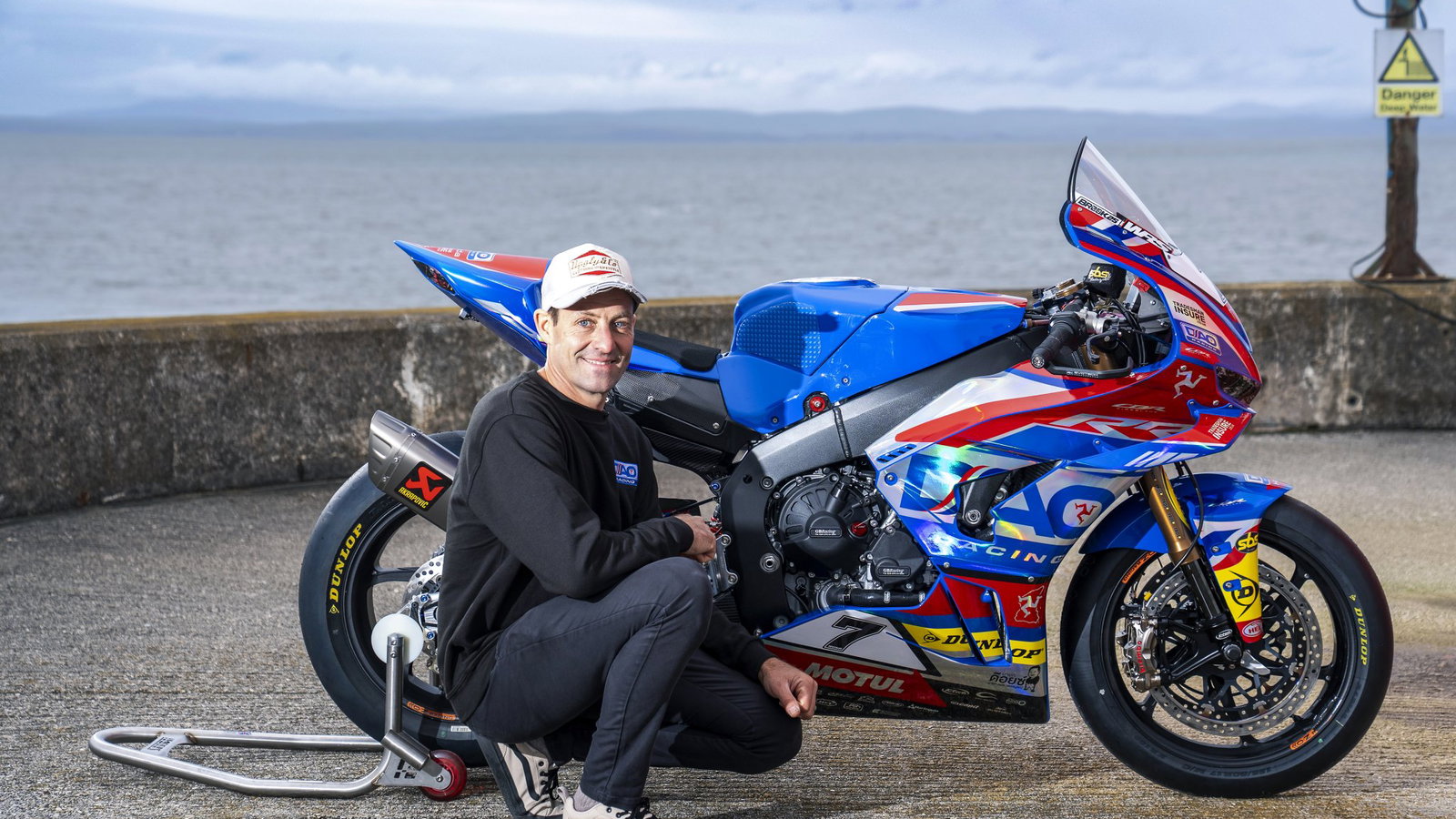 Josh Brookes with 2026 DAO Racing Honda. Credit: DAO Racing.