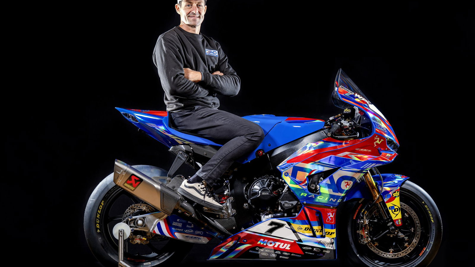 Josh Brookes on 2026 DAO Racing Honda. Credit: DAO Racing.
