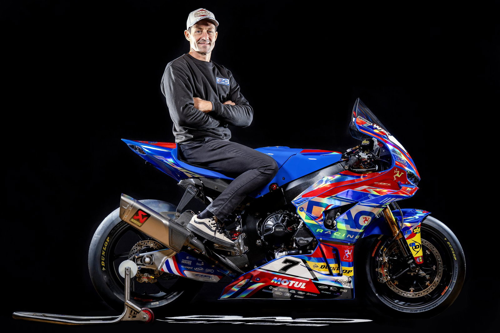 Josh Brookes on 2026 DAO Racing Honda. Credit: DAO Racing.