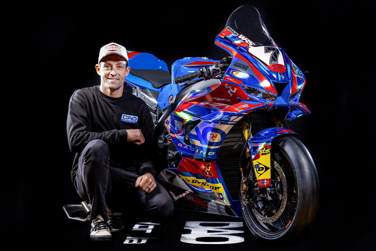 Josh Brookes with 2026 DAO Racing Honda. Credit: DAO Racing.