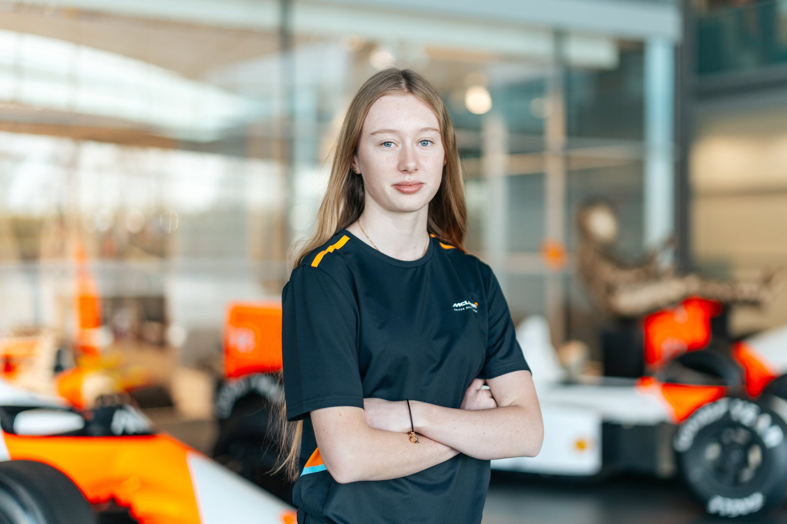 Ella is hoping to follow her father's footsteps at McLaren