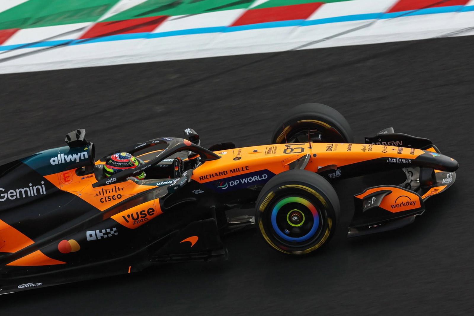 McLaren took part in a two-day Pirelli F1 tyre test at the Nurburgring
