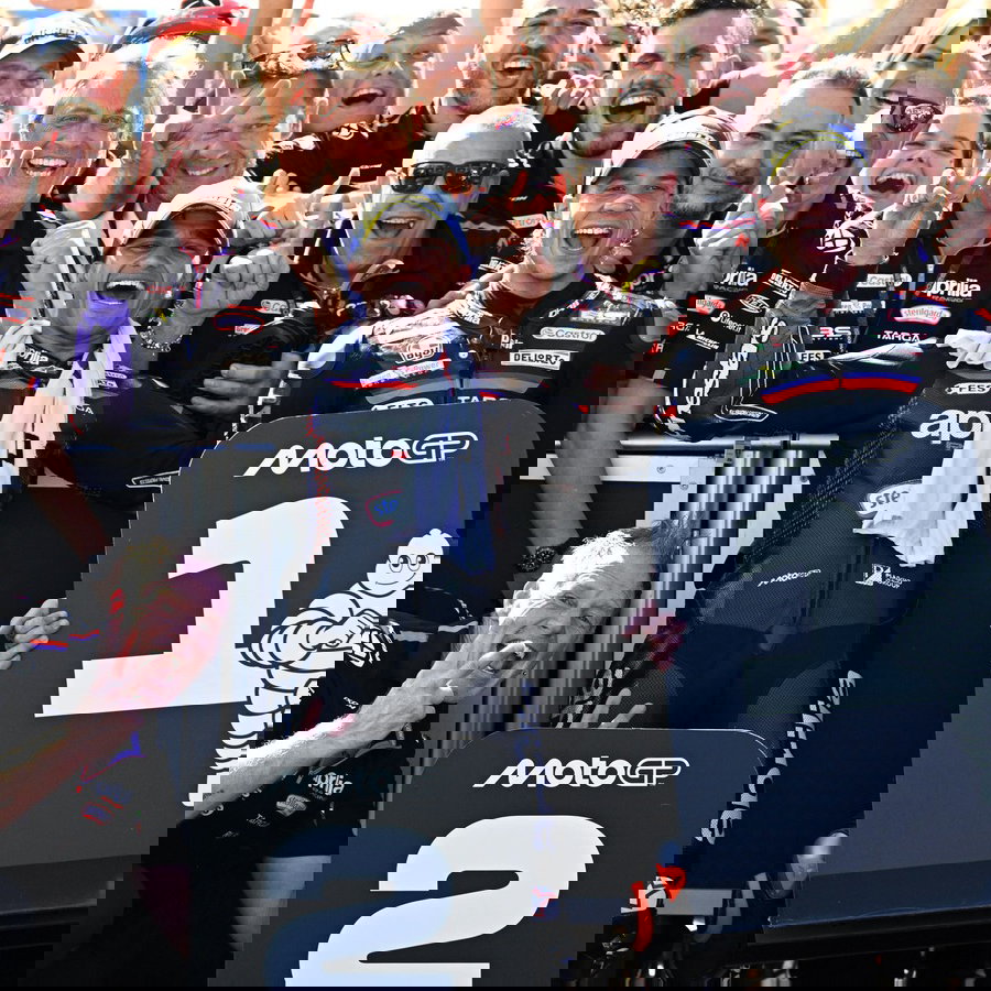 Marco Bezzecchi, Jorge Martin, Aprilia, 2026 US MotoGP.