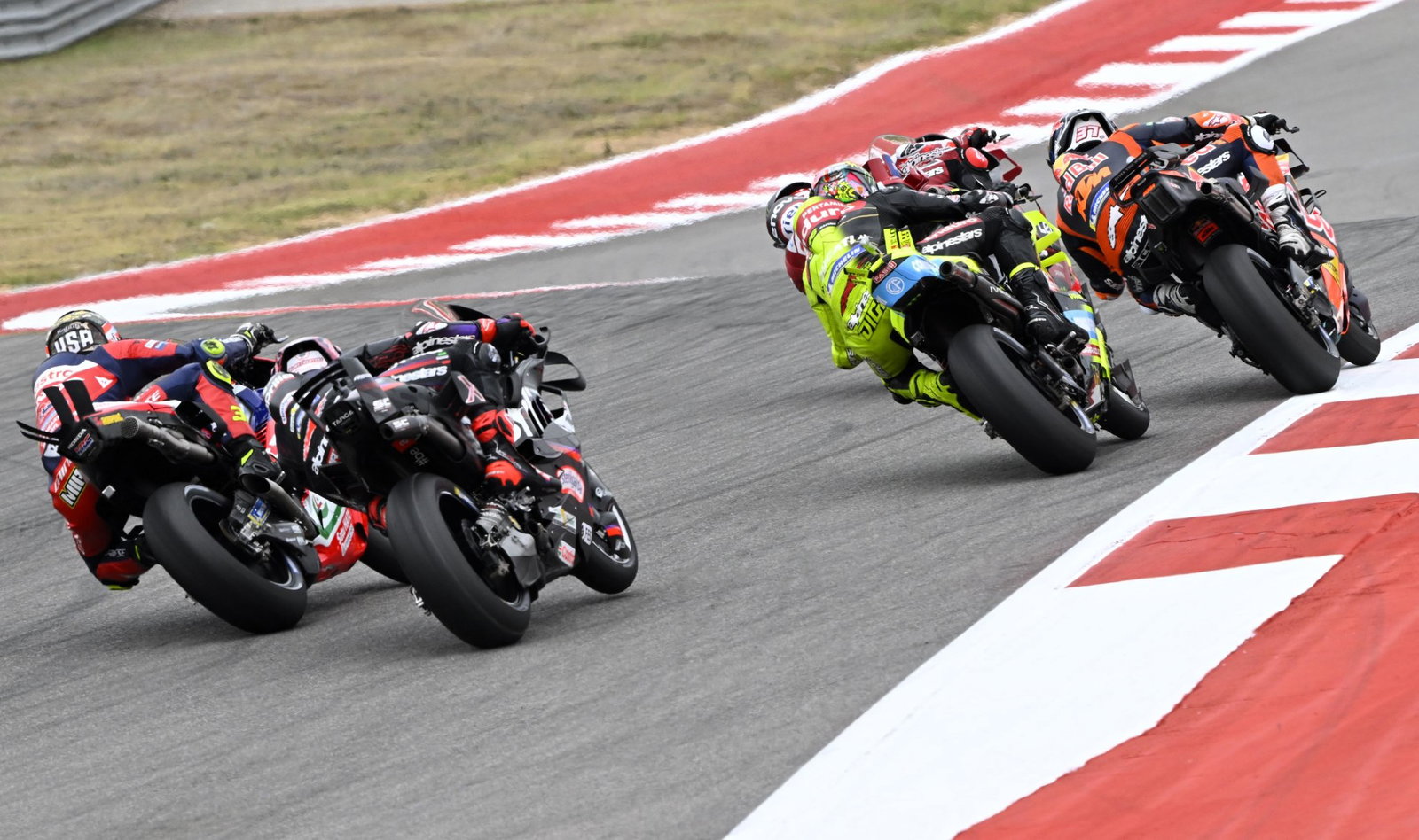 2026 US MotoGP Sprint race action.