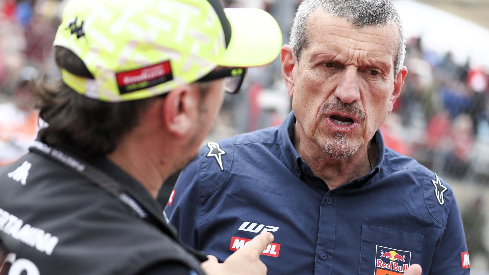  Guenther Steiner, Alessio Salucci, US MotoGP.