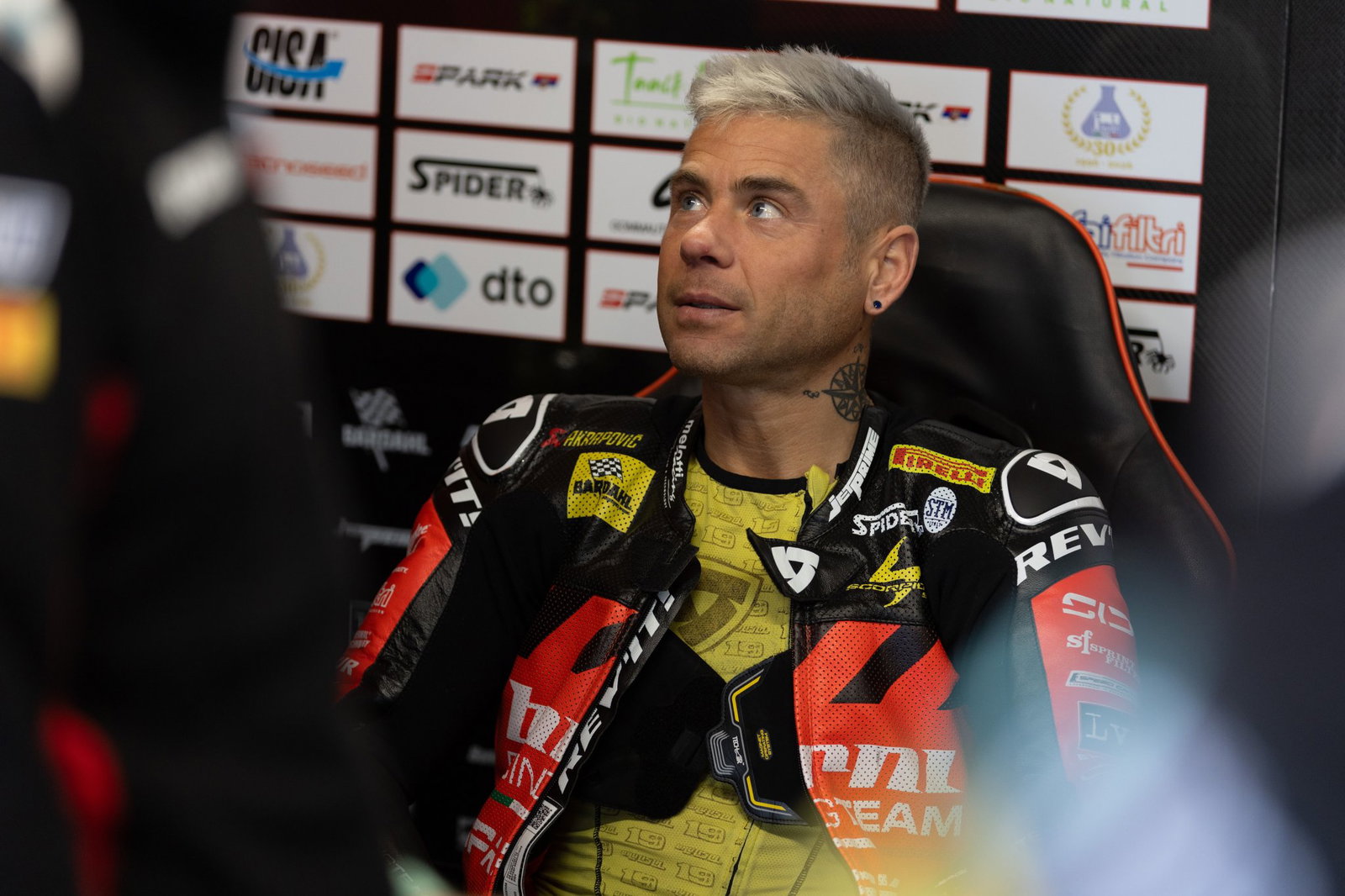 Alvaro Bautista, 2026 Dutch WorldSBK, pit box. Credit: Gold and Goose.
