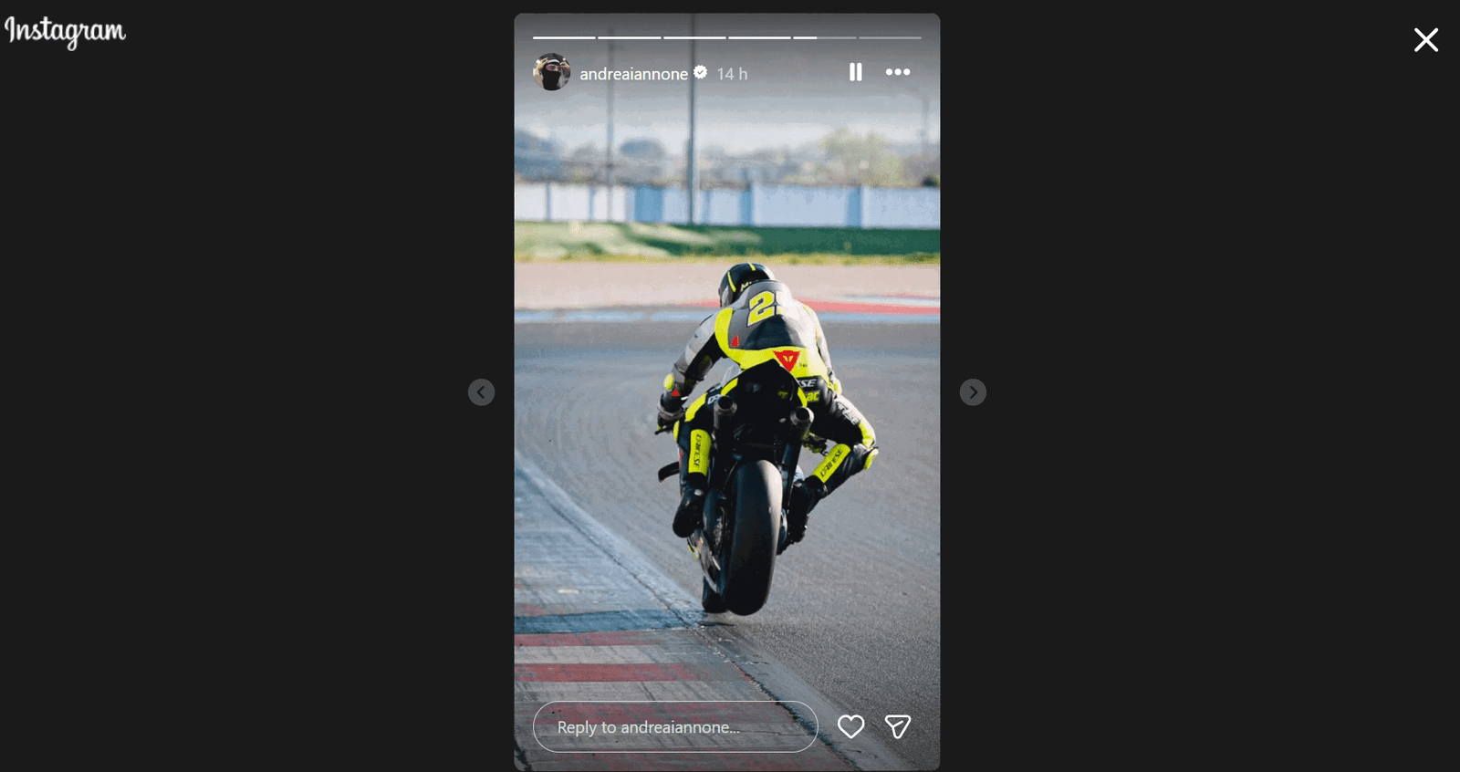 Andrea Iannone, Misano Test (@AndreaIannone).