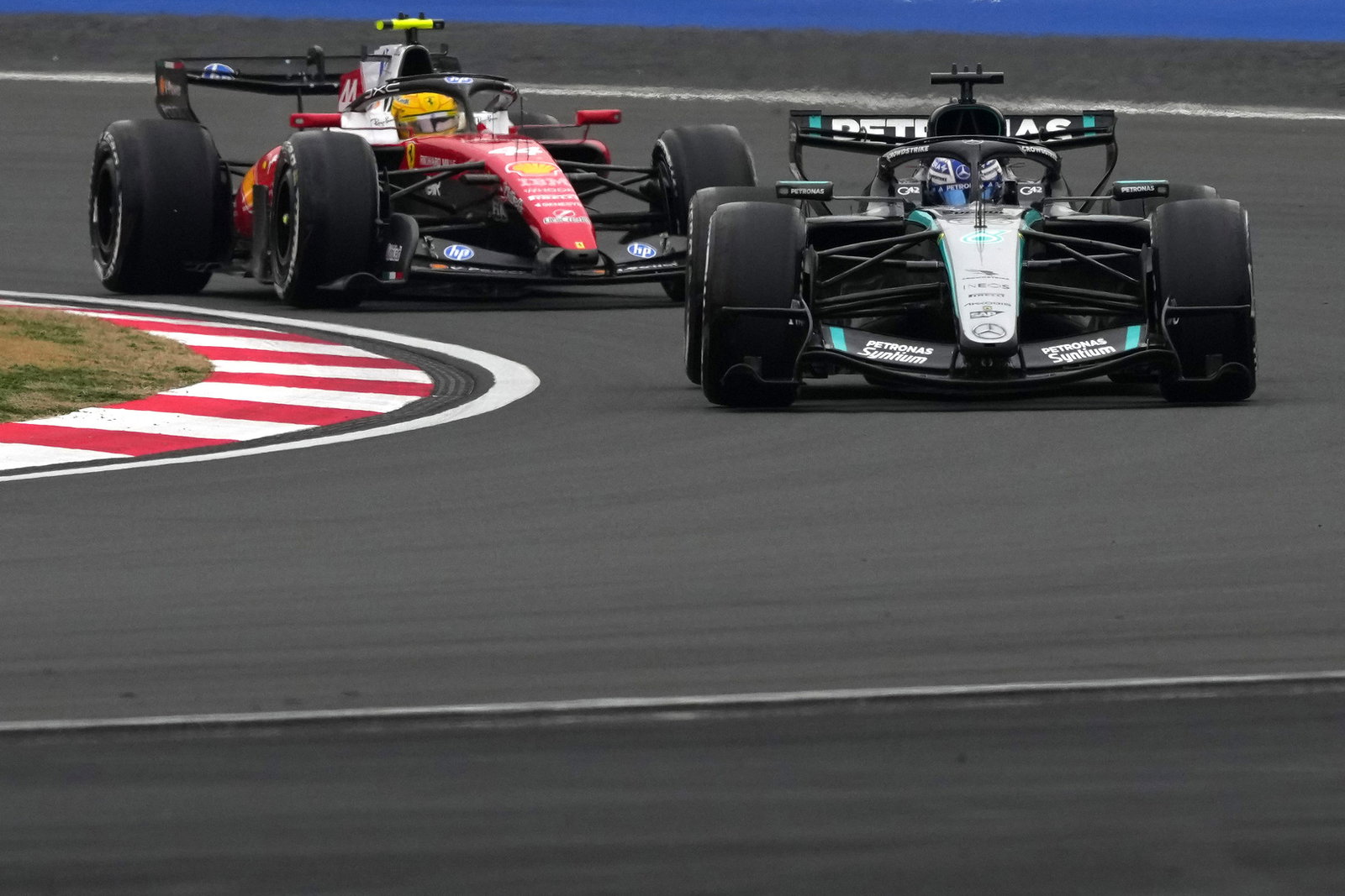 Ferrari has been Mercedes' closest challenger so far 
