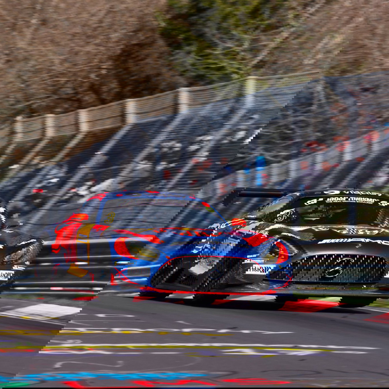 Verstappen took victory on-the-road on his previous visit to the Nurburgring