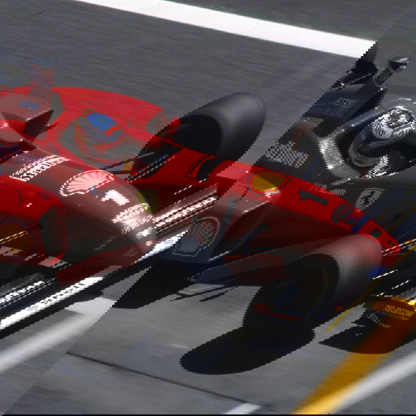 Michael Schumacher for Ferrari in 1996