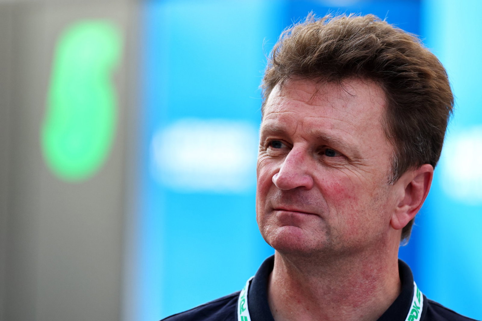 Allan McNish in the F1 paddock.