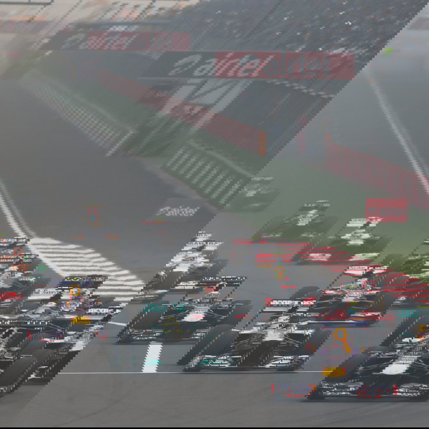 The 2013 Indian Grand Prix begins. 