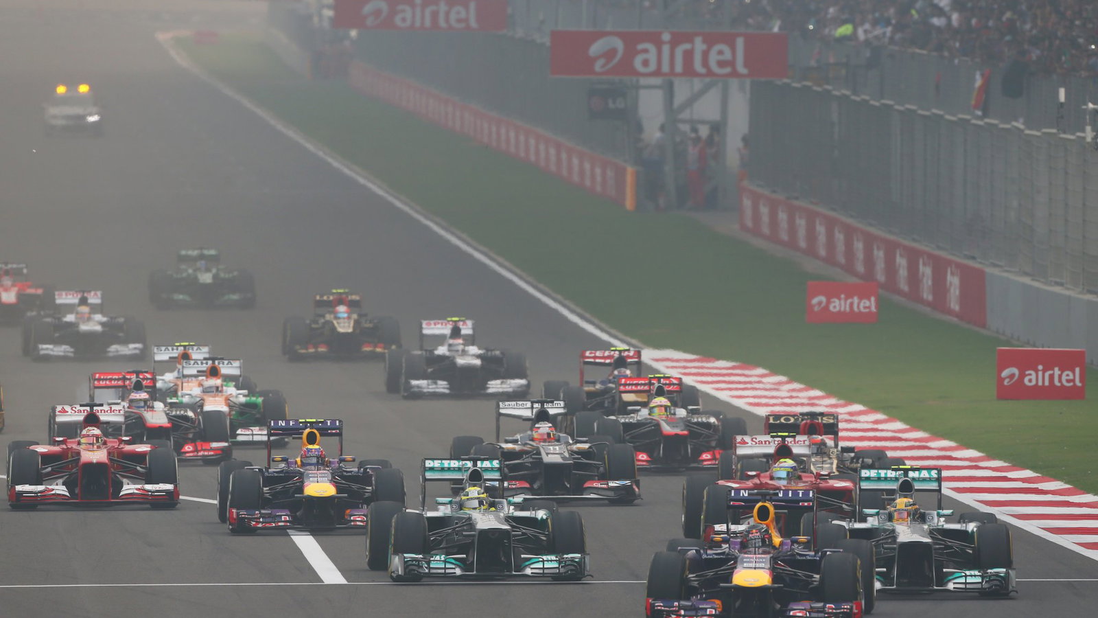 The 2013 Indian Grand Prix begins. 