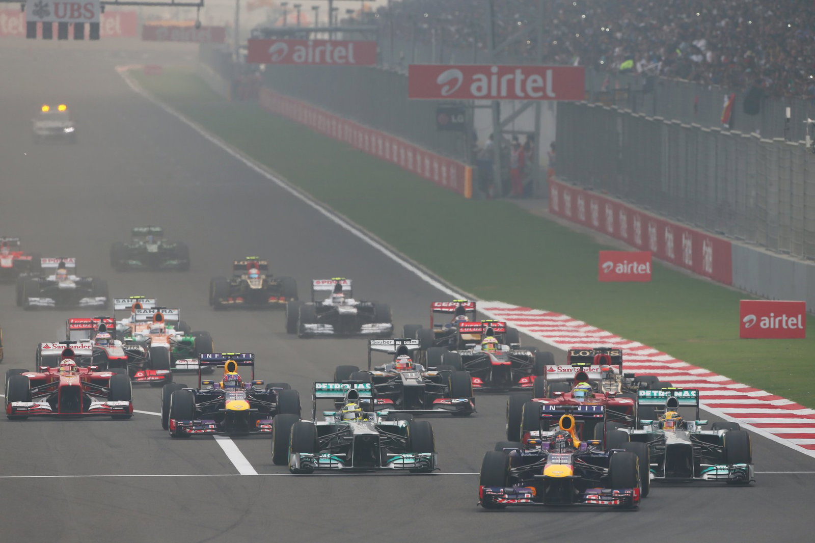 The 2013 Indian Grand Prix begins. 