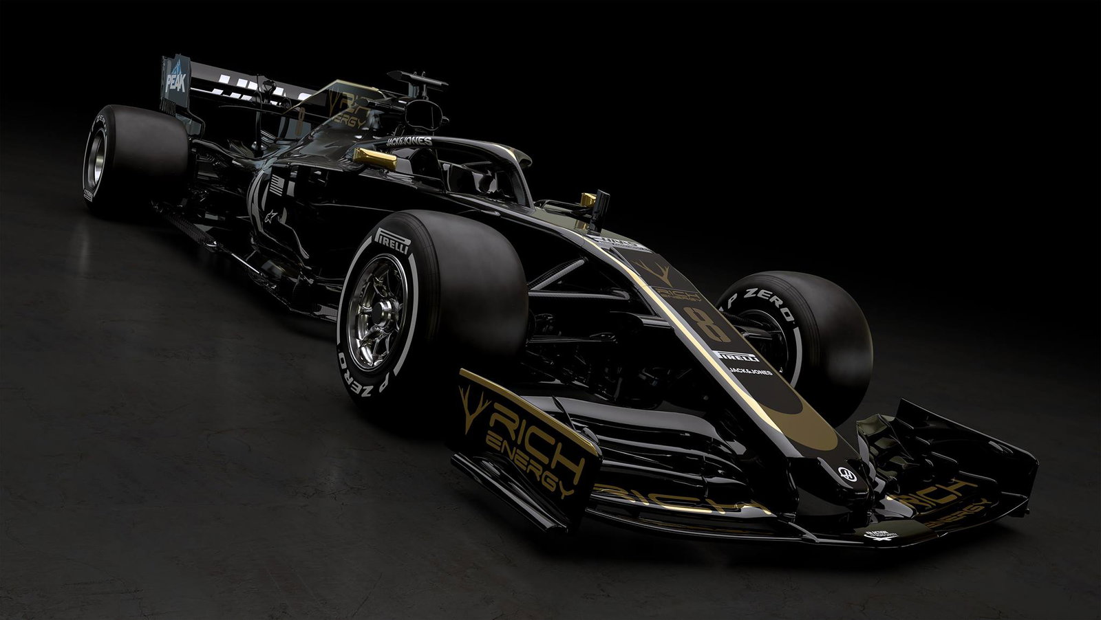 Haas reveals new black and gold Formula 1 livery for 2019 season