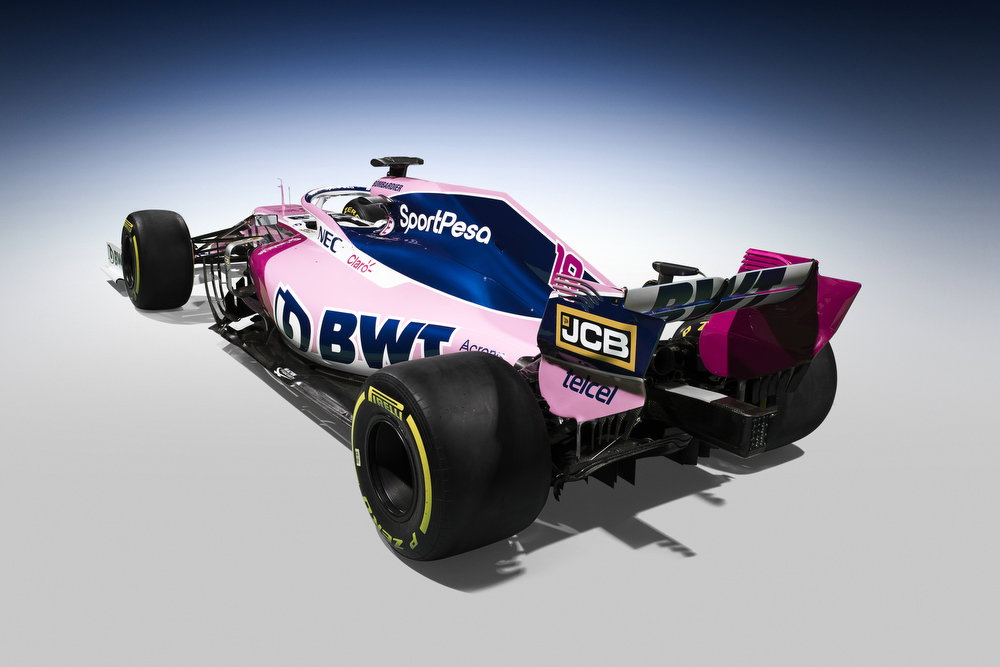 Racing Point launches first Formula 1 car, names new title sponsor