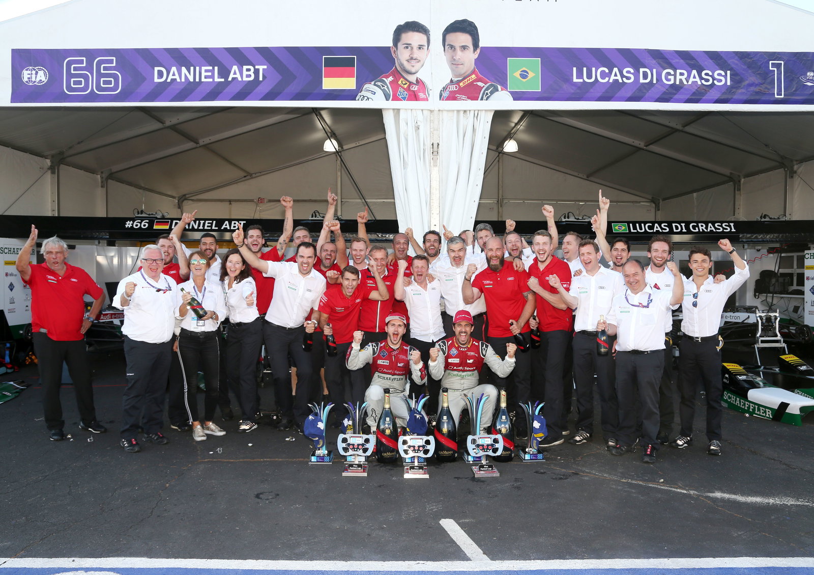 Audi revels in Formula E title triumph after 