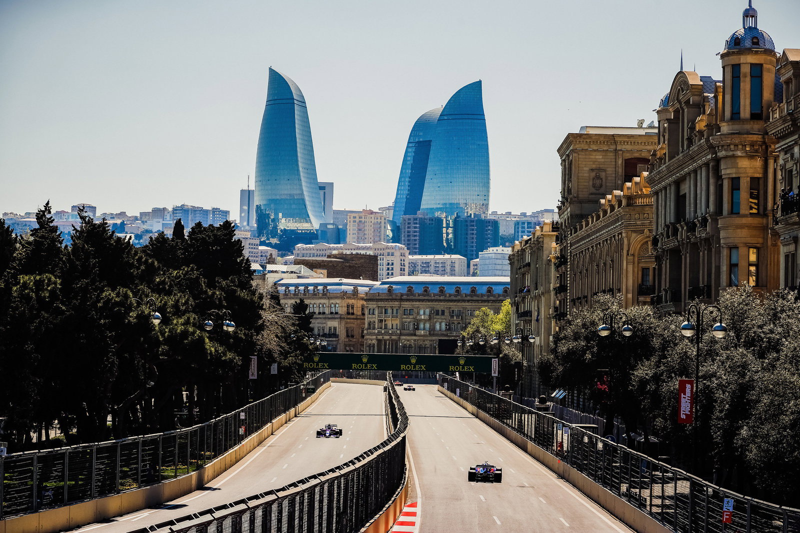 Bottas claims pole in dramatic Baku qualifying as Leclerc crashes out