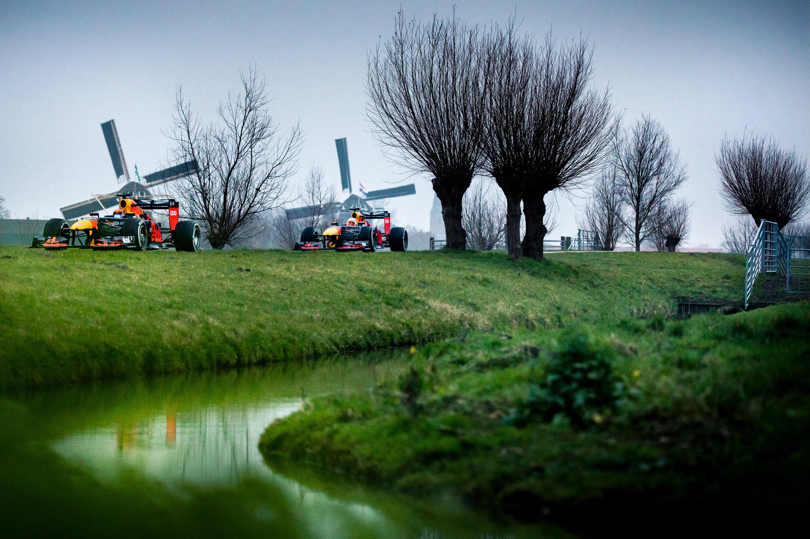 WATCH Red Bull’s drivers take a Dutch road trip in their F1 cars!