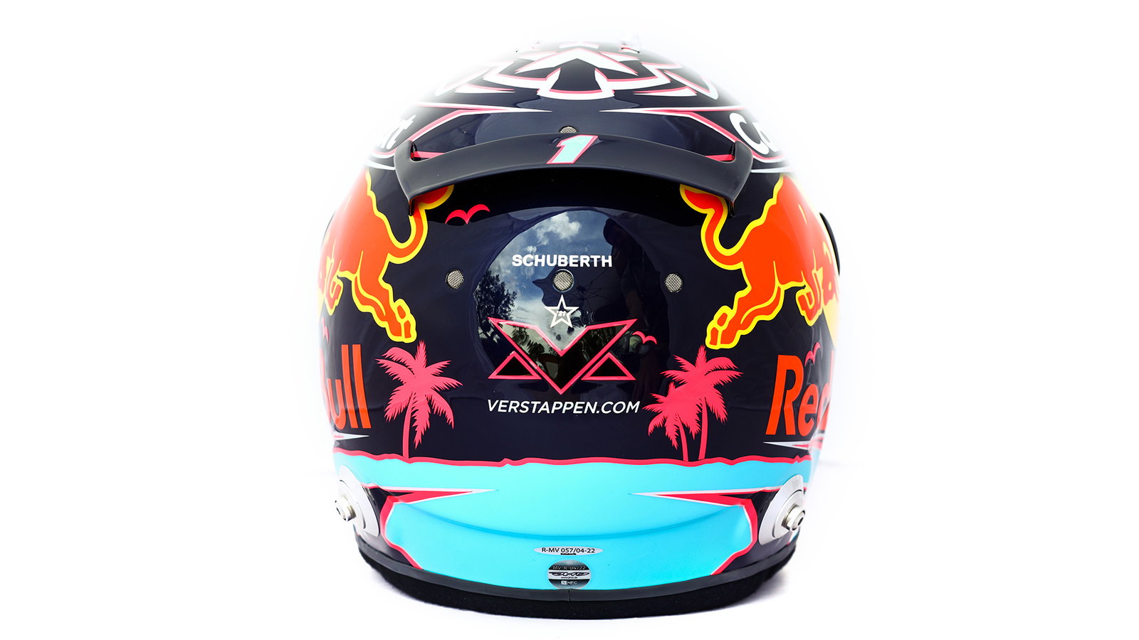 Max Verstappen reveals spectacular F1 helmet for Miami GP