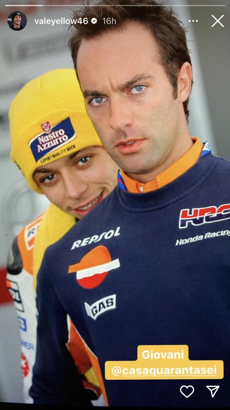 Valentino Rossi teases Luca Marini news with a cryptic social media post