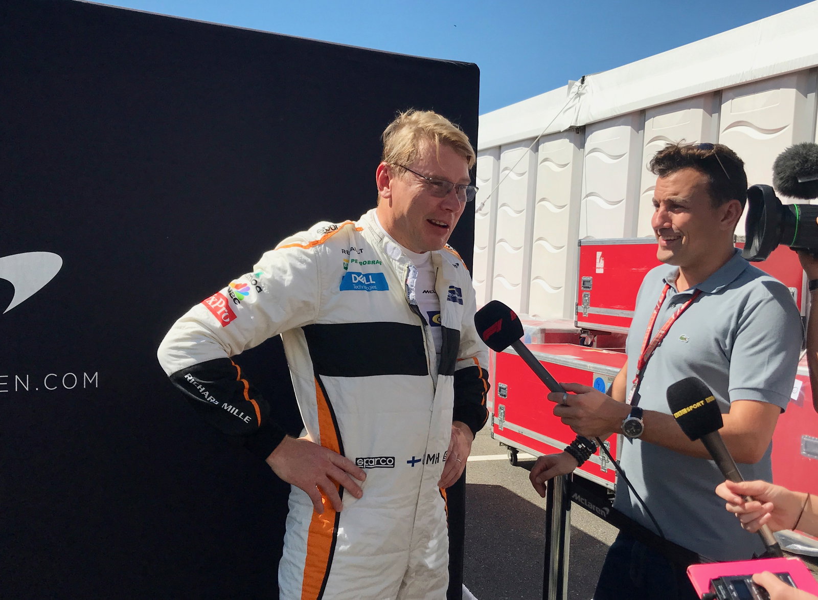 Reuniting Mika Hakkinen with his first F1 title winner, 20 years on