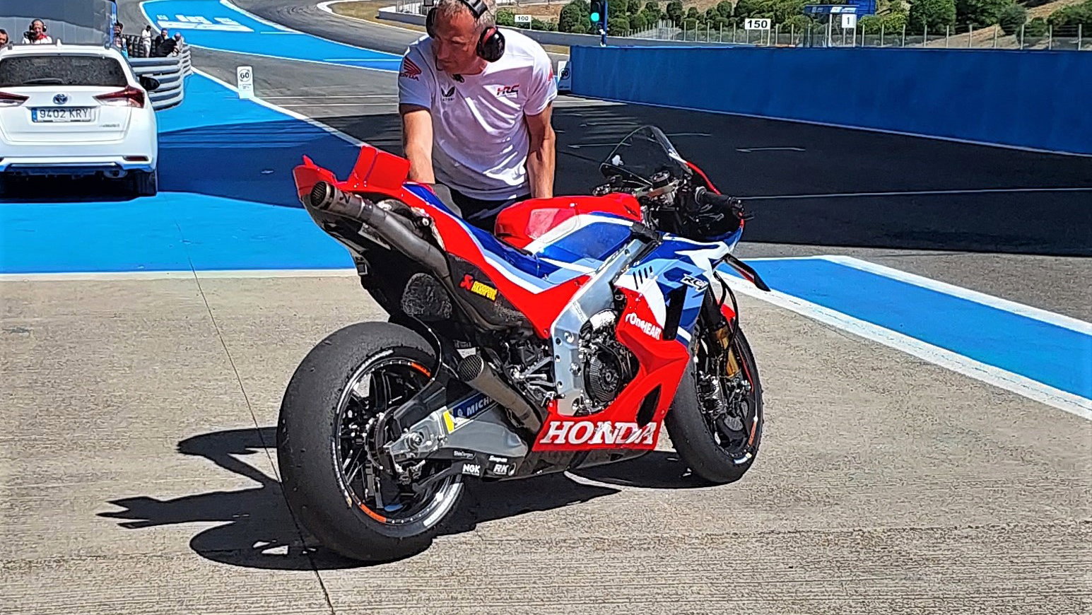 Stefan Bradl, Kalex frame, Jerez test