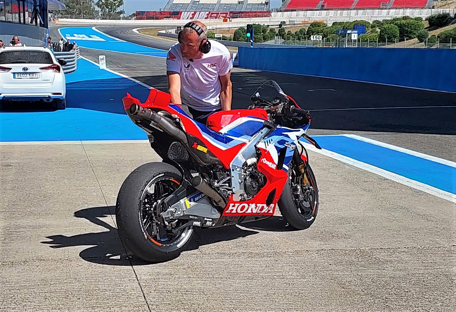 Stefan Bradl, Kalex frame, Jerez test